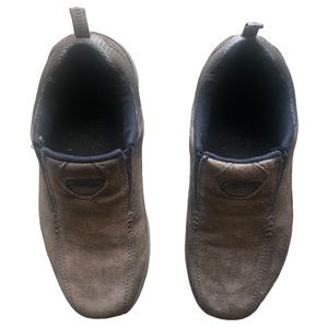 Mens NEW BALANCE Rock & Tone 1755 V1 Brown Laceless Slip On Walking Shoes